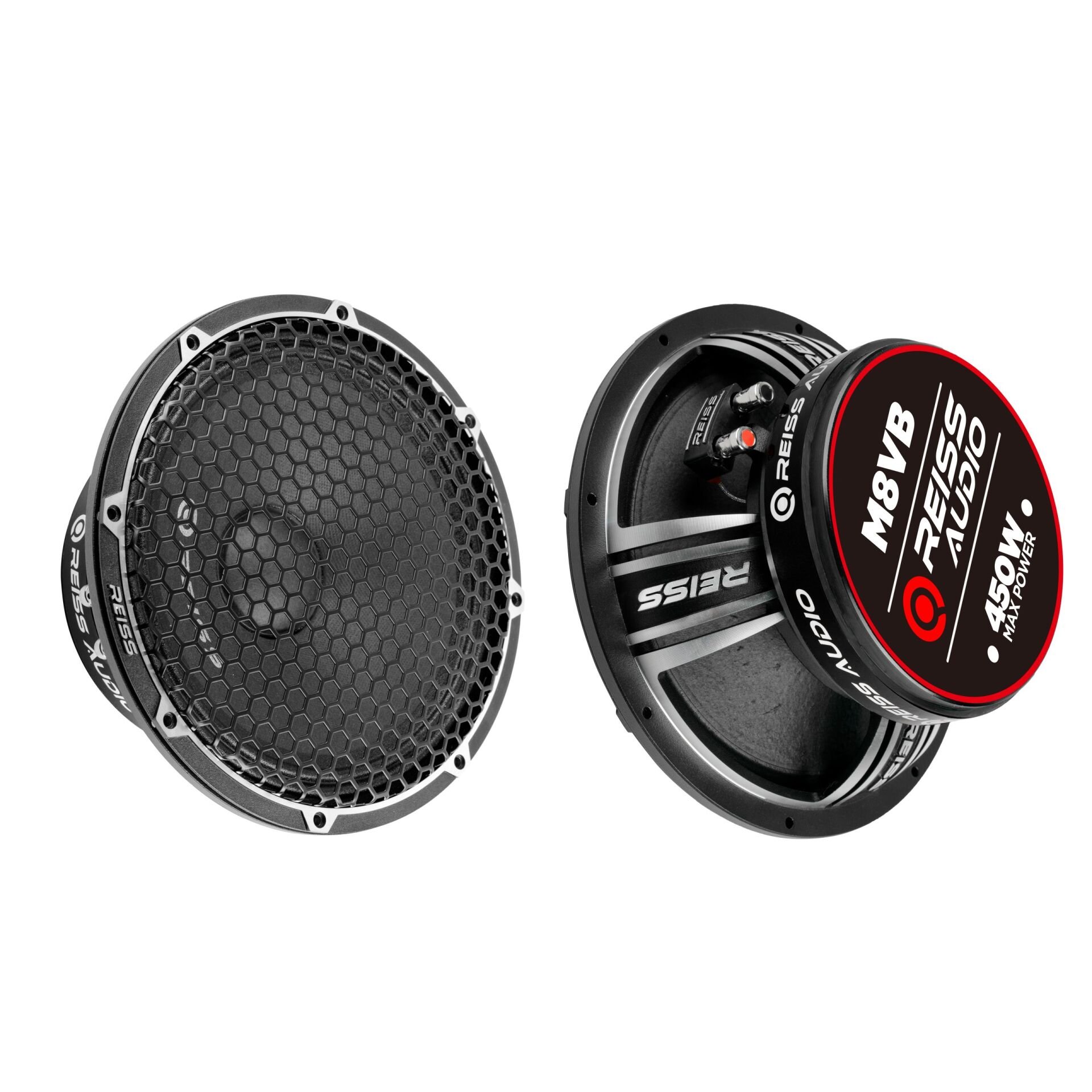 Reiss Audio RS-M8VB 20 cm Profesyonel Midrange 450W Maksimum 150W Rms