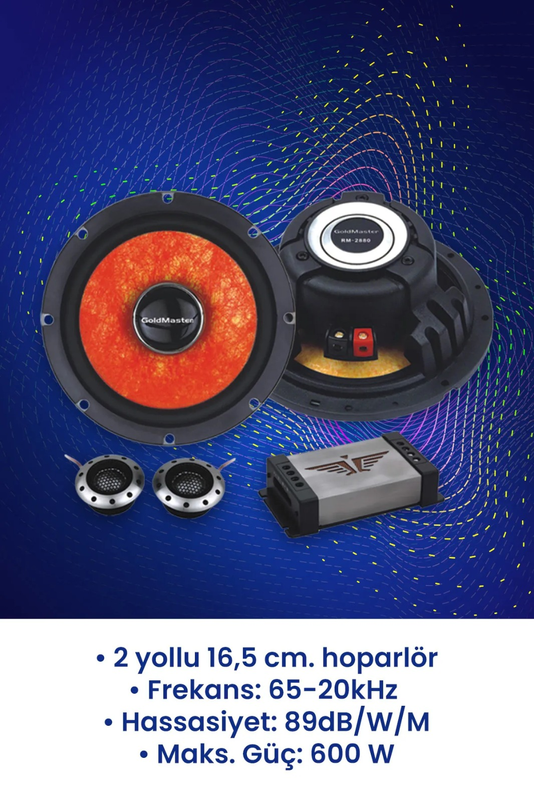 Goldmaster Gold Master RM-2880 Set Oto Hoparlörü