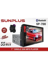 Sunplus SP-700 7'' Mp5 Çalar 55W x 4 Bluetooth Dokunmatik Ekran Oto Teyp