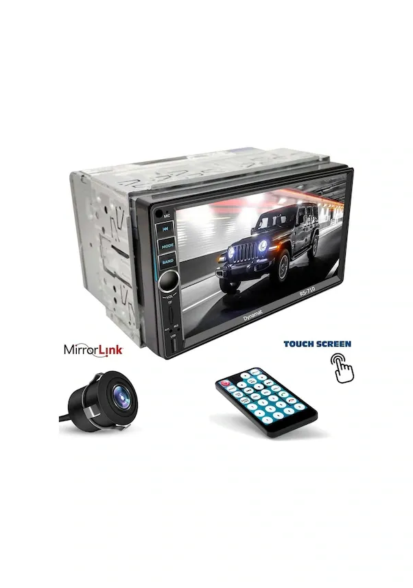 Ürünü Arkadaşına Öner   twitter Dynamat Rs-710 Usb/Sd Kart/Aux/Bt/Mp5 4X55 W 7 Inç Double Oto Teyp