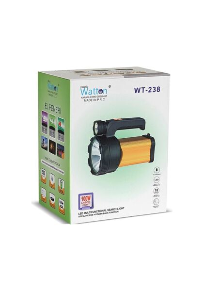 Watton Wt - 238 Özel Av Balıkçı Feneri Siyah - Turuncu