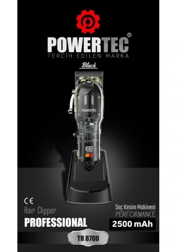 Powertec TR-8700 Saç Sakal Tıraş Makinesi