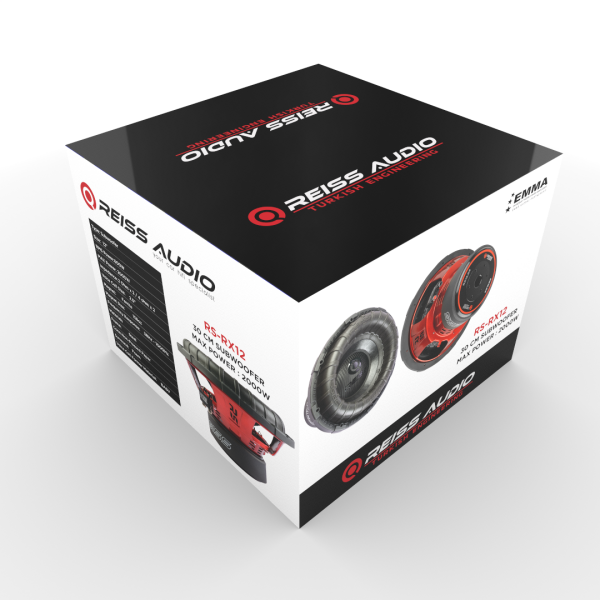 Reiss Audio Reıss Audıo RS-RX12 Max 2000W Rms 600W 12'' 30CM Subwoofer