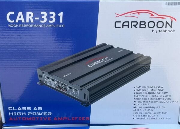 Carmon Carboon CAR-331 4 Kanal Oto Anfi 4000 Waat
