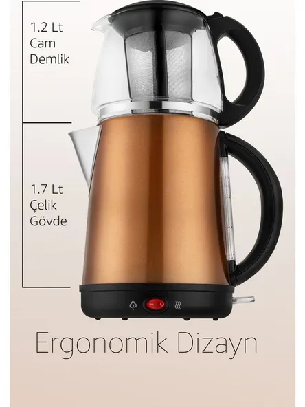 Awox Demglass Çay Makinesi