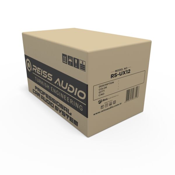 Oto Bass Subwoofer 30CM 1000W Sıngle 1 Adet Reıss Audıo RS-UX12