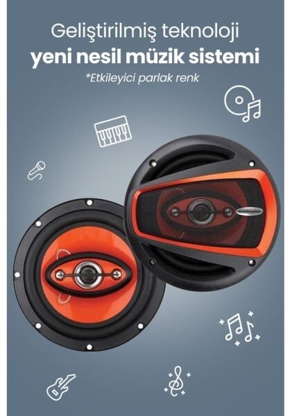 Goldmaster Rm-1694 4 Way 700 Watt Oto Hoparlör