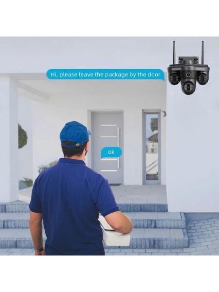 Avenir AV-S316 4 Kameralı 16MP 3 Ptz Dönebilen Wifi Sesli Kamera